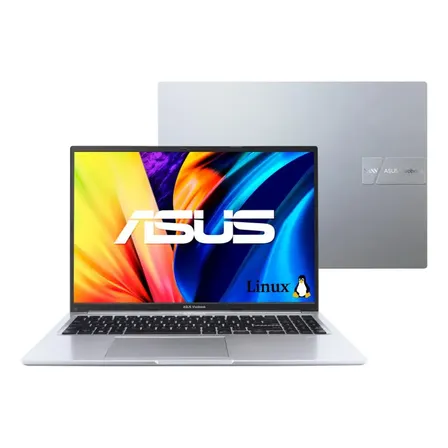 Notebook Asus Vivobook 16 Intel Core I7 1355u 8gb 512ssd Ips Cool Silver Prateado