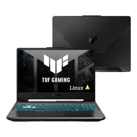 Notebook Gamer Asus Tuf Gaming A15, Amd Ryzen 7, Rtx 3050, 8gb Ram, 512gb Ssd, Linux Keepos, Graphite Black - Fa506ncg-hn216 Preto Grafite