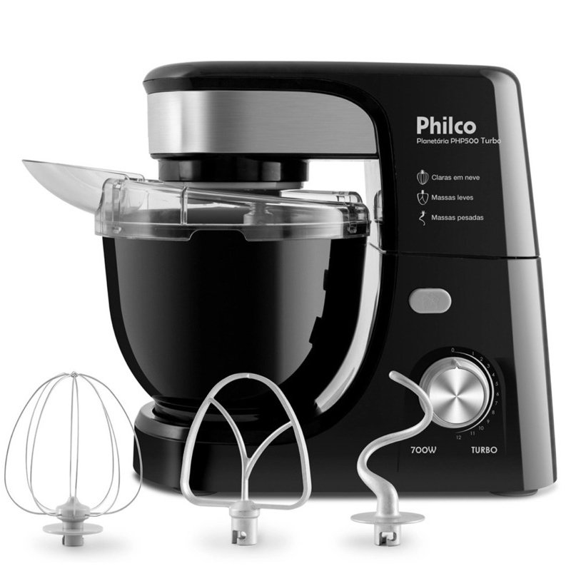 Batedeira planetária Phlco php500 turbo 700W